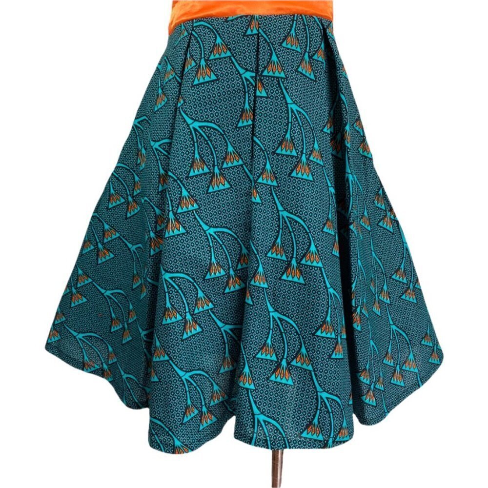 African inspired print A-line dress - Picture 3 of 8
